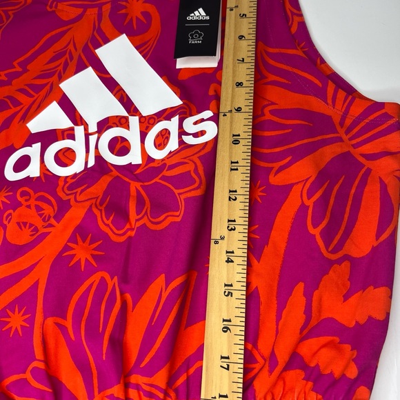 Adidas Farm Rio Bodysuit Sz M New adidas Sports Top NEW Leotard Farm Rio - Picture 7 of 11